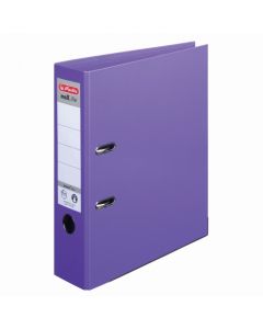 Biblioraft plastifiat 8 cm Herlitz A4- violet