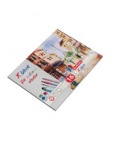 BLOC DESEN X.BLOCK A4, 15 FILE, 300 GRAME/MP, COPERTA POLICROMIE