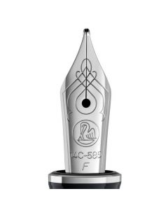 PENITA F DIN AUR DE 14K/585 PLACATA CU RODIU PENTRU STILOU M405