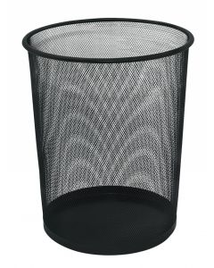 Cos metalic Mesh, pentru hartii, 19 litri, Q-Connect - negru