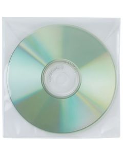 Plicuri plastic PP pentru CD/DVD, 50 buc/set, Q-Connect