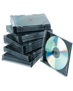 Carcasa slim pentru CD/DVD, 25 buc/set, Q-Connect