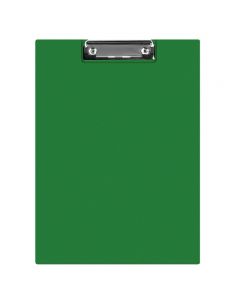 Clipboard dublu A5, plastifiat PVC, Q-Connect - verde