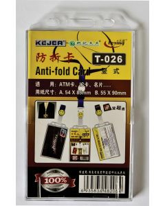 Suport PP, pentru carduri, 54 x 85mm, vertical cu sistem anti-alunecare, 5 buc/set, KEJEA - transp.