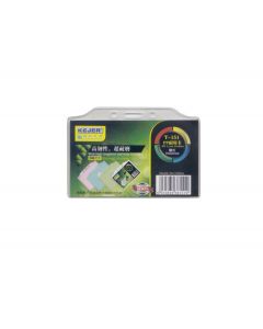 Suport PP, pentru carduri,  90 x  55mm, orizontal cu sistem de agatare, 10 buc/set, KEJEA - transp.