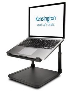 Suport pentru laptop Kensington SmartFit, inaltime reglabila, cu suport pentru depozitare, negru