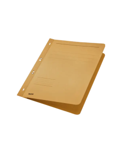 Dosar cu sina Leitz 1/1, carton, A4, cu capse, 170 coli, kraft