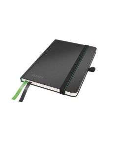 Caiet de birou LEITZ Complete, coperta dura, A6, 80 coli, matematica, negru