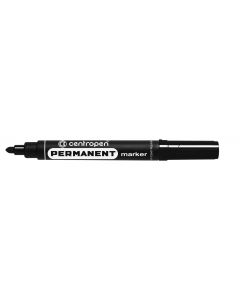 MARKER PERMANENT NEGRU VARF ROTUND 2.5MM 8566 CENTROPEN