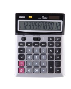 CALCULATOR BIROU 12DIG METAL 1654 DELI