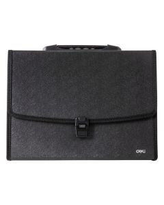 SERVIETA PLASTIC RIGID CU MANER 7 COMPART. NEAGRA DELI