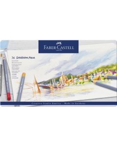 CREIOANE COLORATE AQUARELLE 36 CULORI GOLDFABER CUT. METAL FABER
