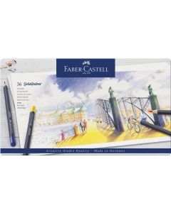 CREIOANE COLORATE 36 CULORI GOLDFABER CUTIE METAL FABER-CASTELL
