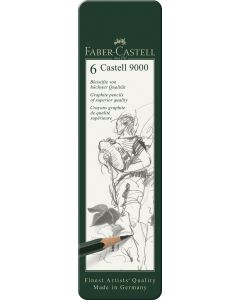 SET 6 BUC CREION GRAFIT CASTELL 9000 FABER-CASTELL
