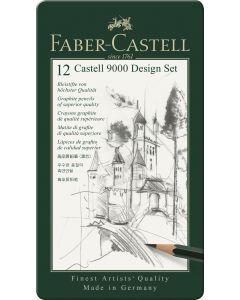 SET DESIGN 12 BUC CREION GRAFIT CASTELL 9000 FABER-CASTELL