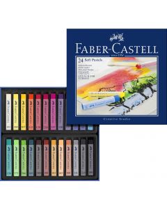 CREIOANE PASTEL SOFT 24 CULORI FABER-CASTELL