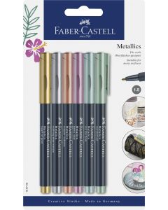 MARKER METALLICS SET 6 BUC FABER-CASTELL