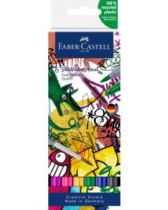 MARKER SOLUBIL 2 CAPETE SET 6 BUC GRAFFITI GOLDFABER FABER-CASTELL