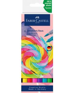 MARKER SOLUBIL 2 CAPETE SET 6 BUC CANDY SHOP GOLDFABER FABER-CASTELL