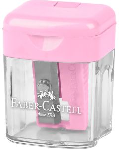 ASCUTITOARE PLASTIC SIMPLA CU CONTAINER PASTEL FABER-CASTELL