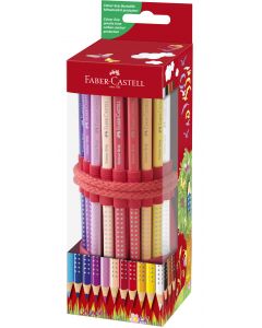 ROLLUP 18 CREIOANE COLORATE GRIP+ ASCUTITOARE SLEEVE FABER-CASTELL