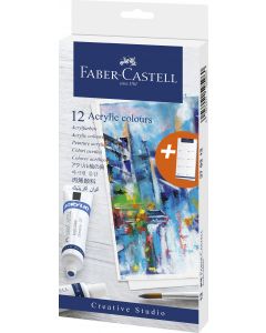 CULORI ACRILICE 12 CULORI 20ML FABER-CASTELL