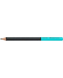 CREION GRAFIT B JUMBO GRIP TWO TONE NEGRU-TURCOAZ 2022 FABER-CASTELL