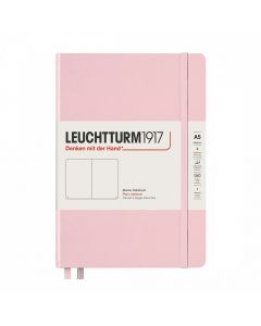 CAIET A5 VELIN COP. RIGIDA ROZ PASTEL LEUCHTTURM