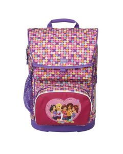 Ghiozdan scoala Maxi + sac sport, LEGO Core Line - design Friends Confetti