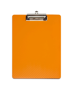 Clipboard simplu A4, plastifiat PP, MAUL Flexx - portocaliu