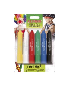 Creioane pentru machiaj, 5gr., 6 buc/set, ALPINO Fiesta