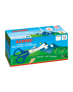 Foarfeca pentru copii stangaci, 13 cm, ALPINO