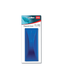 Burete NOBO, pentru table, suprafete cu curatare uscata, magnetic, rezerva detasabila, albastru