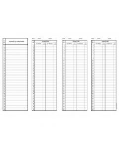 Condica de prezenta, format A4, 100 coli/carnet
