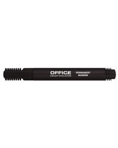 Permanent marker, varf rotund 1-3mm, corp plastic, Office Products - negru