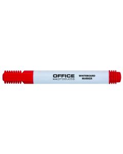 Marker pentru table de scris, varf rotund, corp plastic, Office Products - rosu