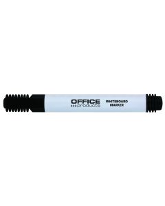 Marker pentru table de scris, varf rotund, corp plastic, Office Products - negru