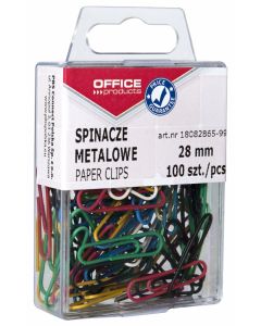Agrafe colorate 28 mm, 100/cutie, Office Products - asortate
