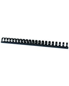 Inele plastic 25 mm, max 240 coli, 50buc/cut Office Products - negru