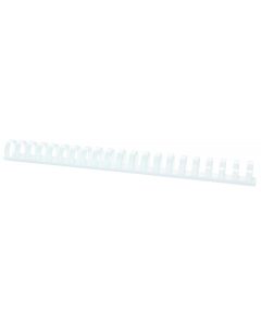 Inele plastic 25 mm, max 240 coli, 50buc/cut Office Products - alb
