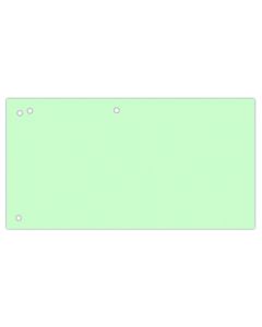 Separatoare biblioraft, carton 190 g/mp, 105 x 240mm, 100 buc/set, Office Products Duo - verde