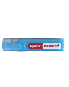 Textmarker varf lat 1-4mm, Optima 720 - albastru