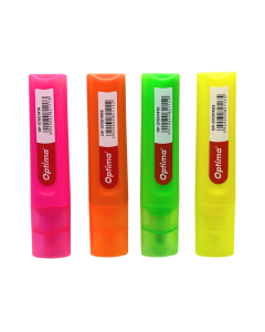Textmarker varf lat 1-4mm, Optima 720 - 4 culori/set