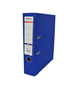 Biblioraft plastifiat 7,5 cm Optima Classic A4- albastru