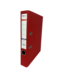Biblioraft plastifiat interior-exterior 5 cm Optima Premium A4 - rosu