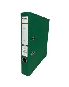 Biblioraft plastifiat interior-exterior 5 cm Optima Premium A4 - verde