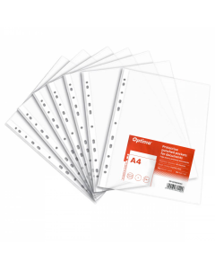 File de Protecție Documente A4, 30 Microni, 100 Foli/Set, Optima Cristal
