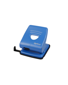 Perforator metalic, 30 coli, Optima Premium MP30 - albastru