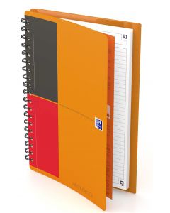 Caiet cu spirala B5, OXFORD Int. Meetingbook, 80 file - 80g/mp, Scribzee, coperta PP - dictando