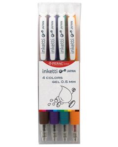 Set  4 pixuri cu gel PENAC Inketti - culori asortate